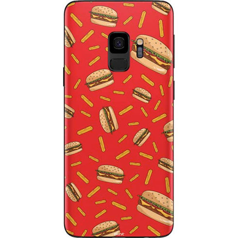 Burgers and Fries Galaxy S9 Skin